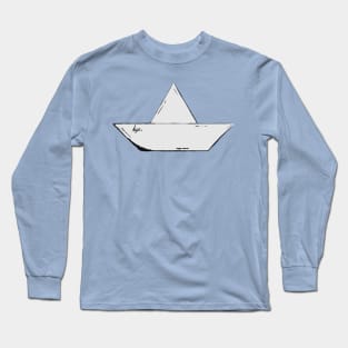 Bye paper boat Long Sleeve T-Shirt